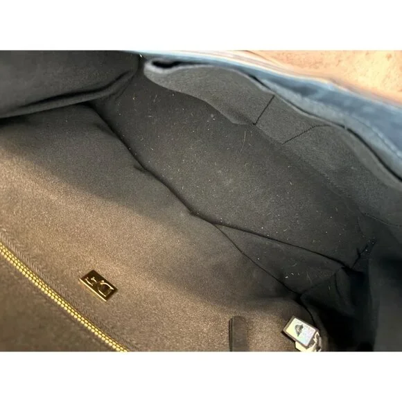 DVF Diane Von Furstenberg Faux Fur Charlotte Harper Leather Shoulder Bag - Picture 11 of 14